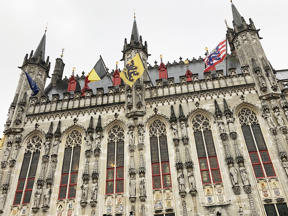 How to spend 24 hours in Bruges, Belgium, visit the city hall.