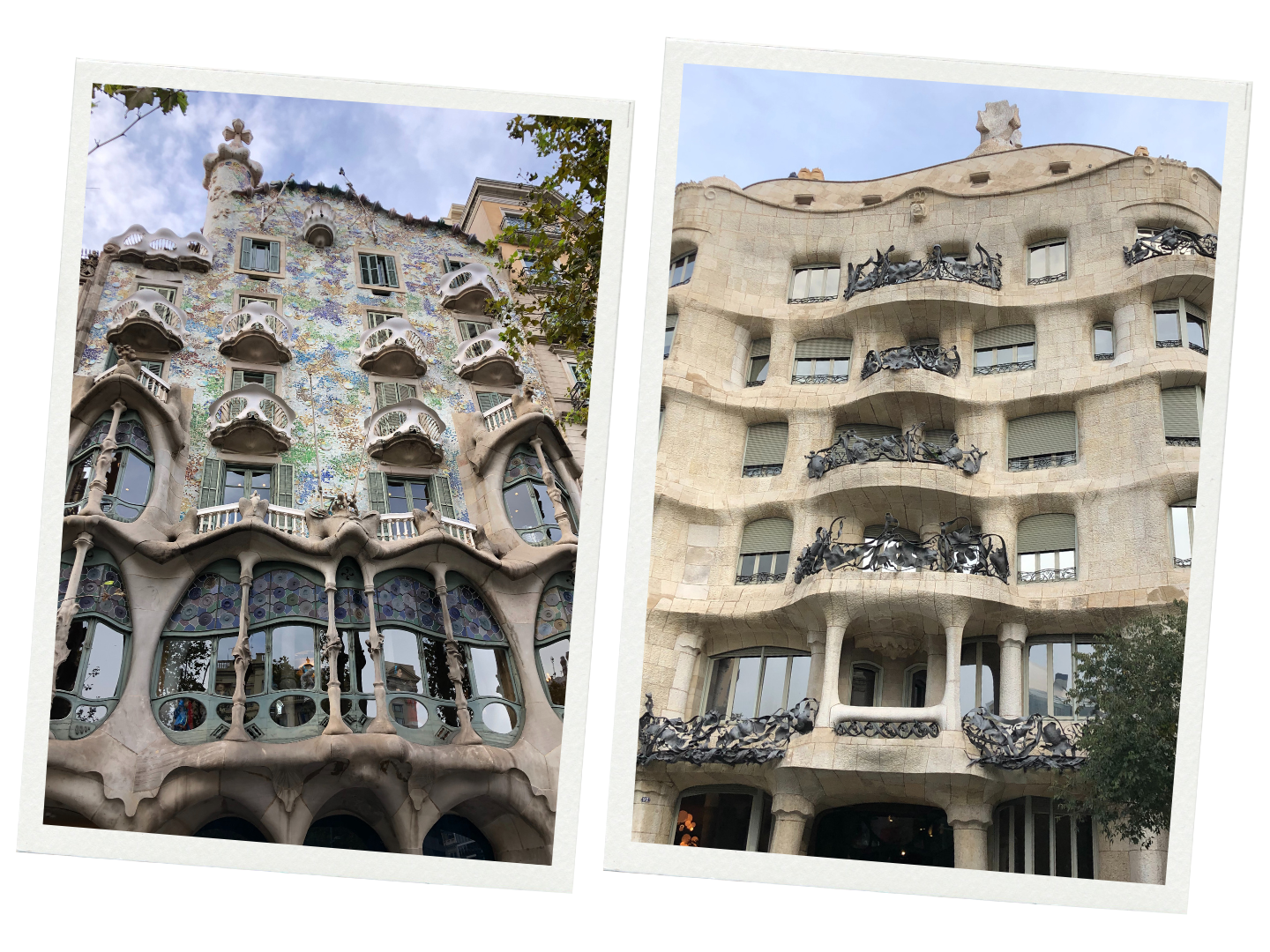 The best 25 things to see in Barcelona, Casa Milà and Casa Batlló.
