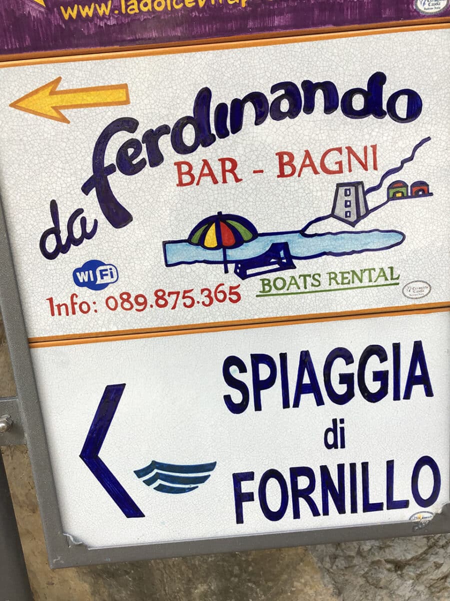 Visit Fornillo beach.