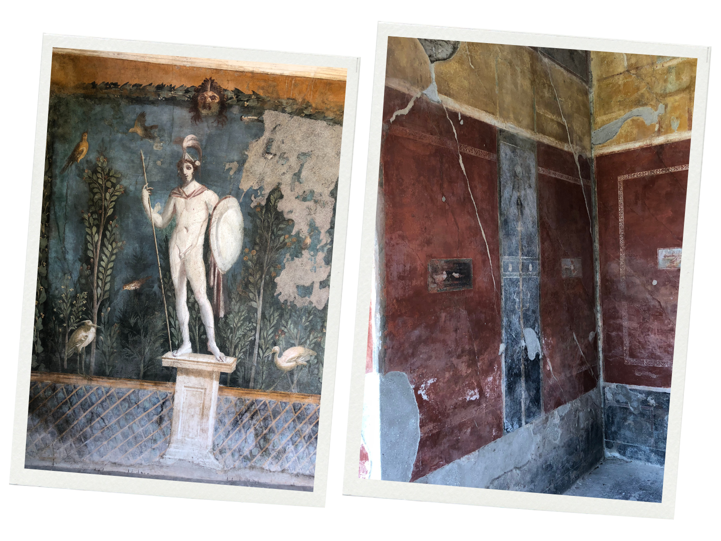 Beautiful frescos. How to visit the ancient city of Pompeii and Mount Vesuvius.