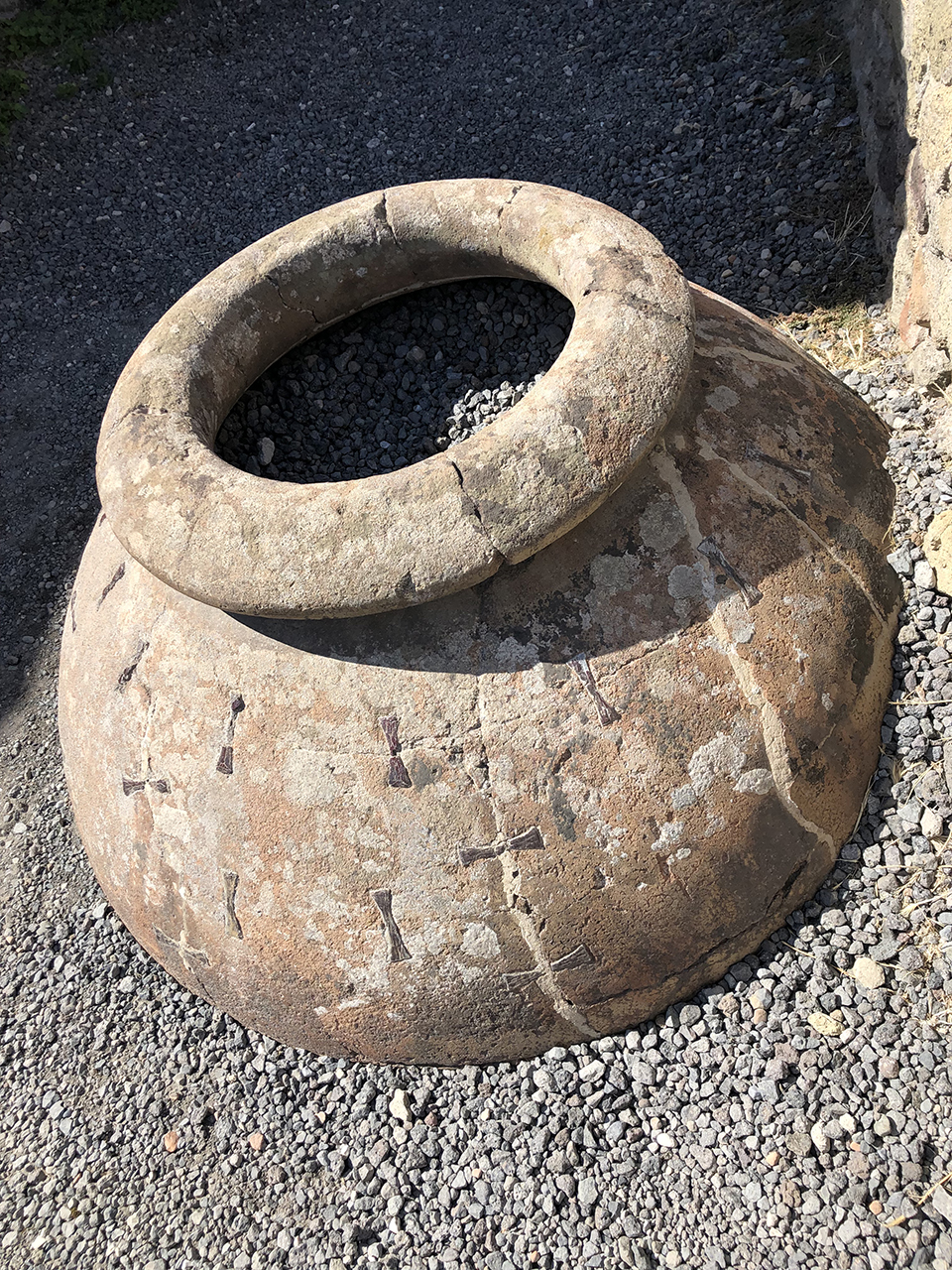 More ancient artefacts, Herculaneum, Italy.