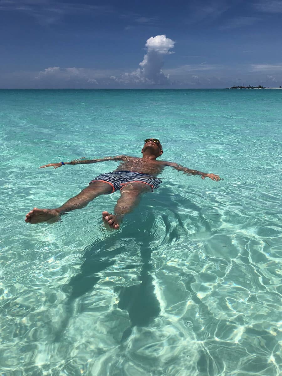 Spending two weeks in Cayo Guillermo.