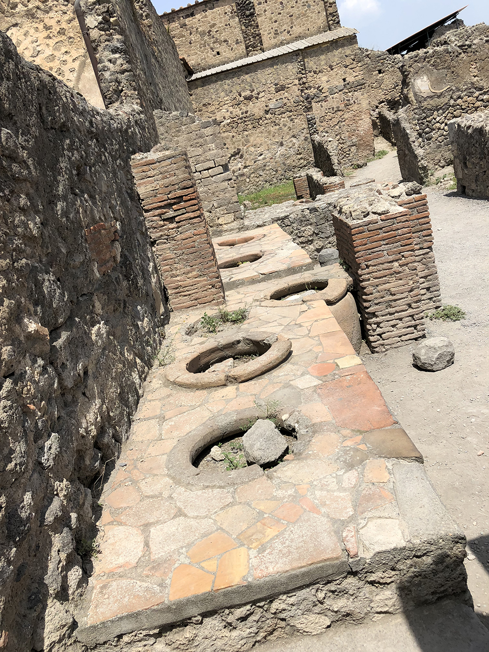 Amazing ancient ruins, Pompeii, Italy.