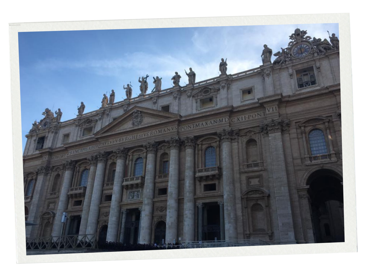 Planning a surprise trip to see Saint Peter's Basilica, Rome.