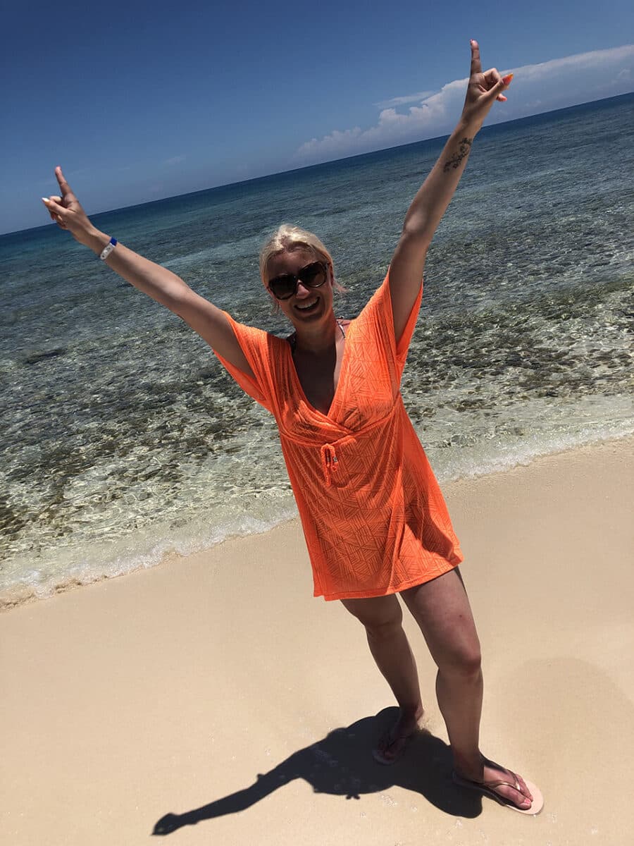 Spending two weeks in Cayo Guillermo,. Media Luna Beach, Cuba.