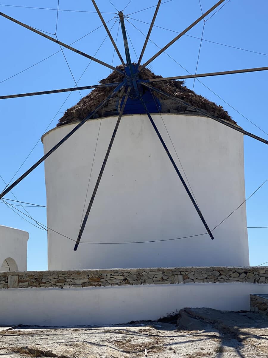 The windmills of Ios, Greece.