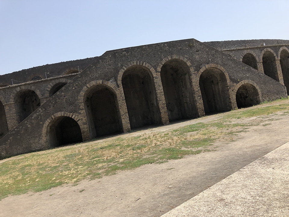 Amazing ancient ruins, Pompeii, Italy.