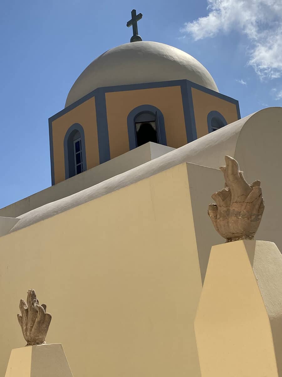 Cathedral of Saint John the Baptist, Fira, Santorini.