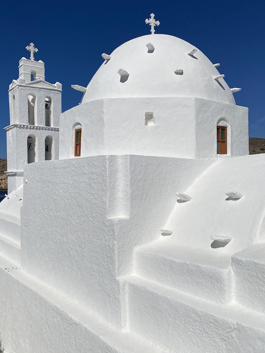 Church of Agia Irini, Ios, Greece.