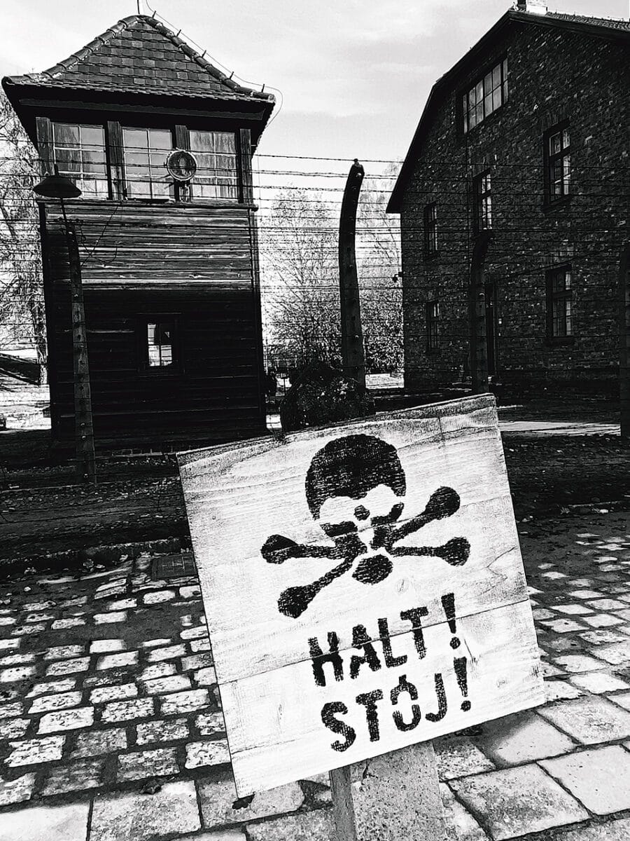 Walking around Auschwitz, Kraków.