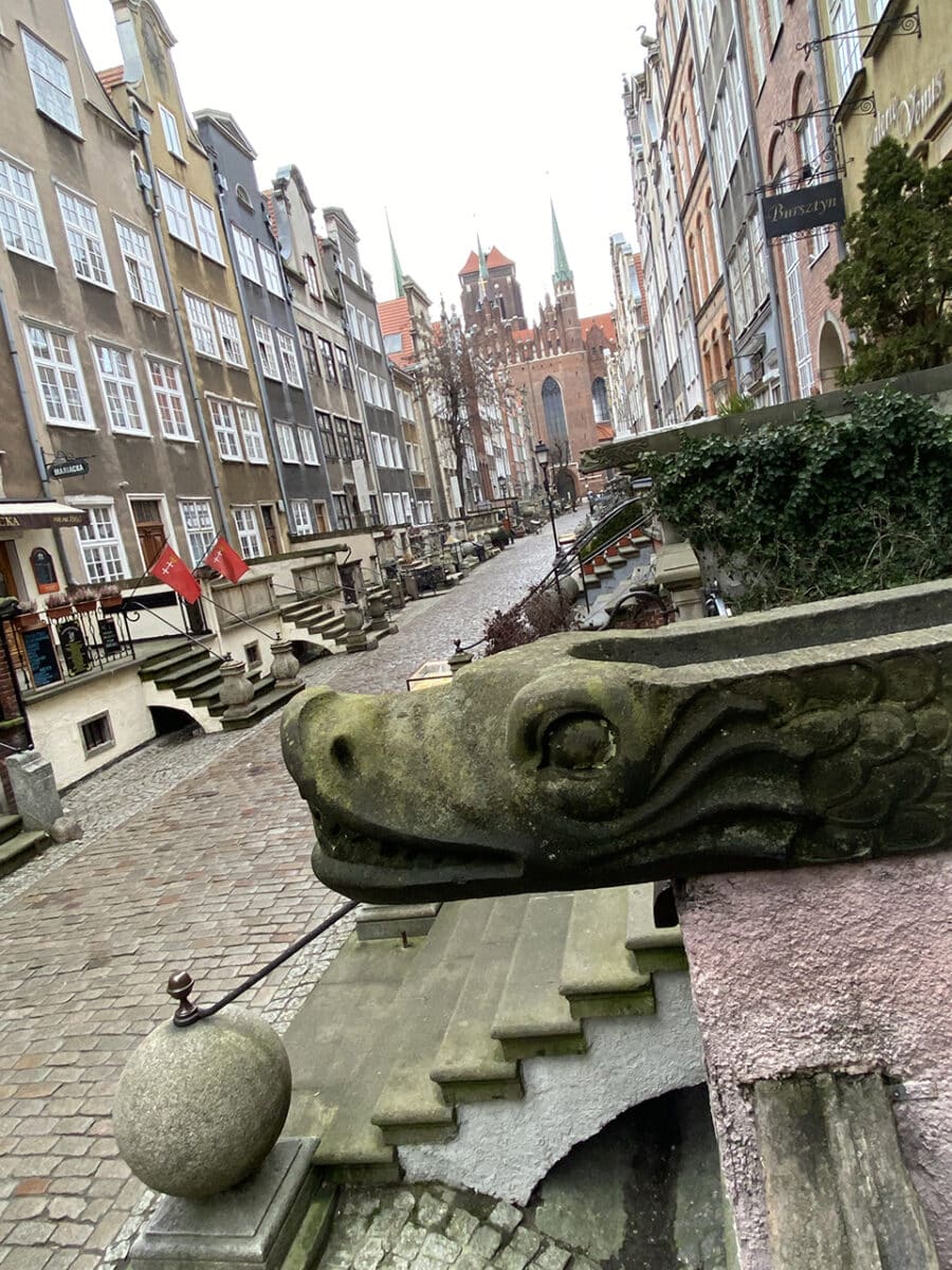 Things to do on a city break to Gdańsk, shop for amber on Mariacka.