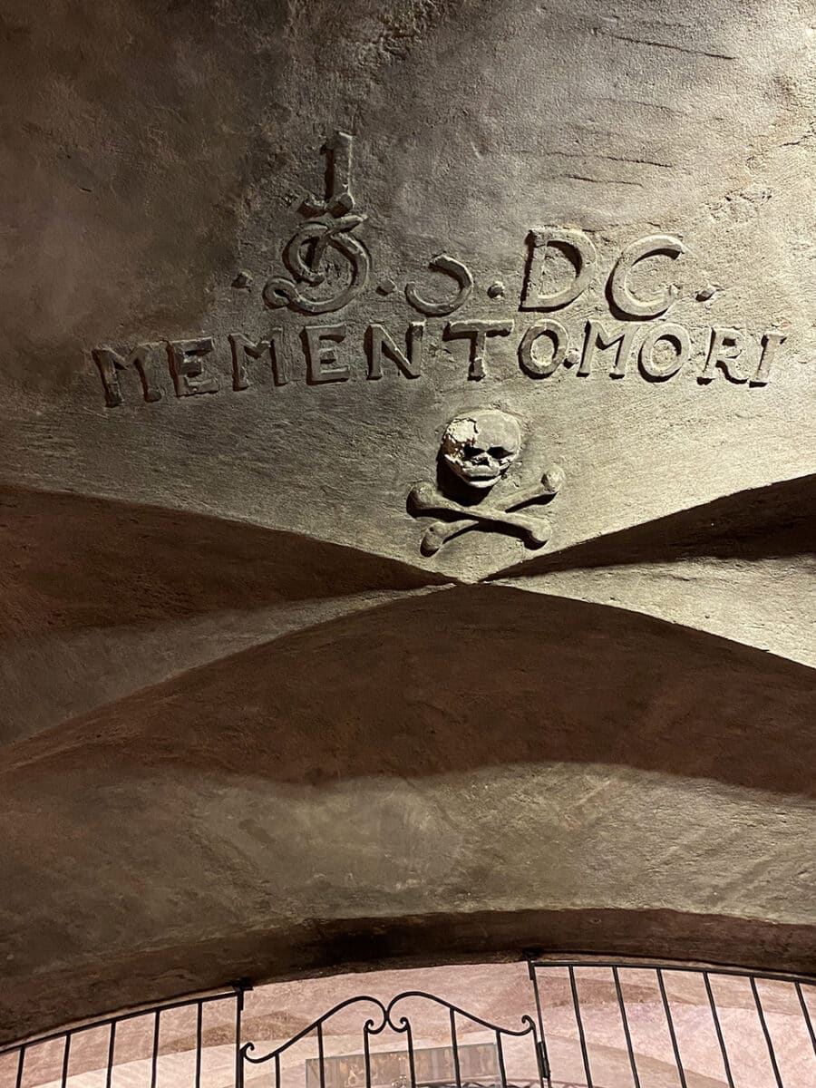 The Skull Crypt, Church of Saint Bridget.