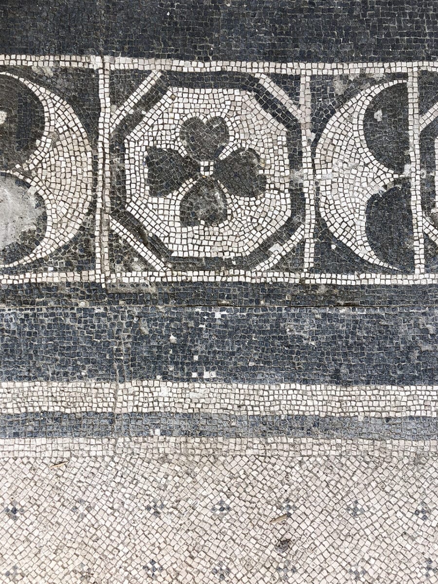 Beautiful mosaics, Herculaneum.