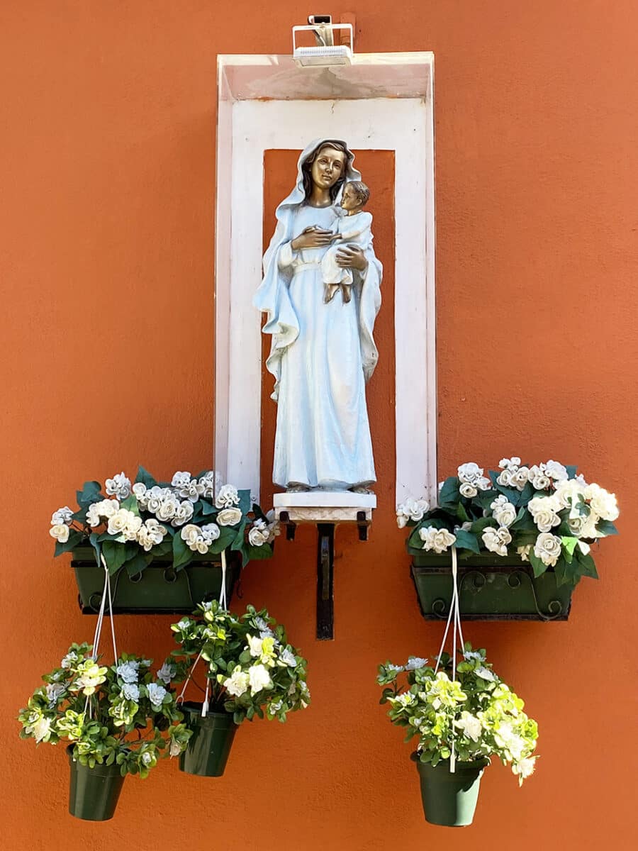 The island of Burano, Italy.
