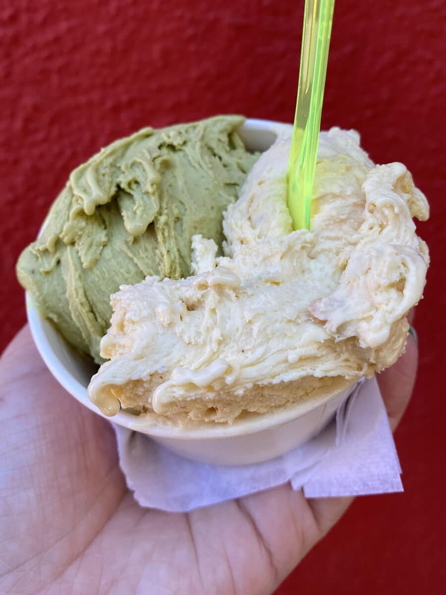 Gelato in Burano, Italy.