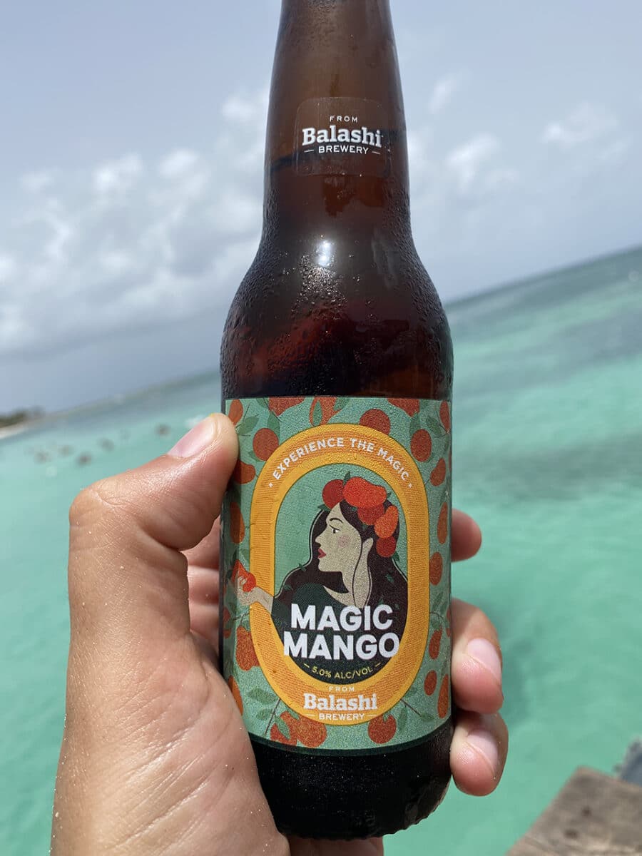 Drinks and cocktails at Bugaloe, Aruba.