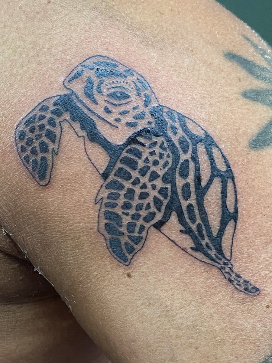 New tattoo from Inkspiration Aruba.