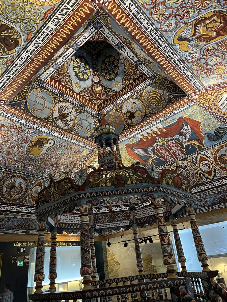 Jewish monuments and exhibits at the POLIN, Warsaw.