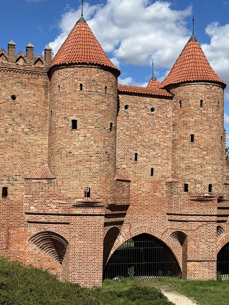 The Warsaw Barbican and city walls.