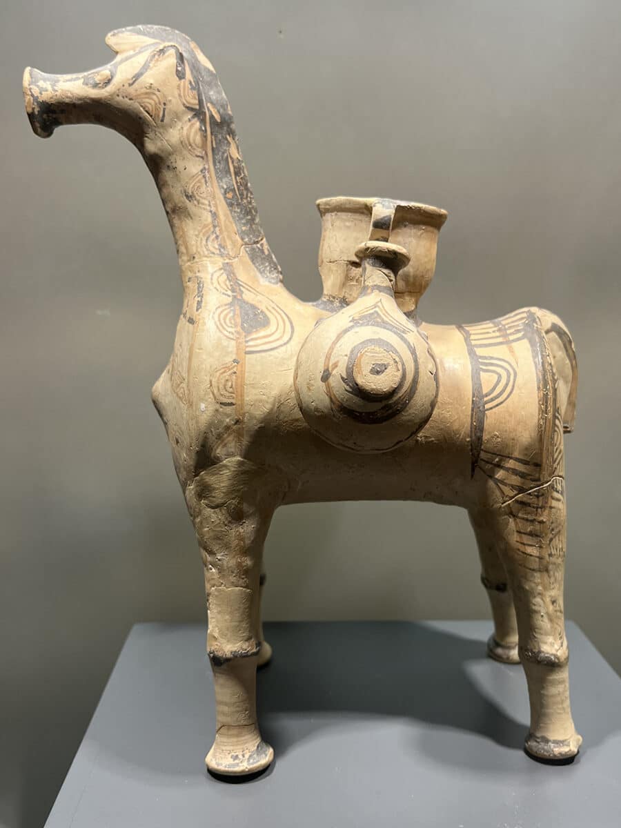 Exhibits in the Grandmaster's Palace, Rhodes, Greece.