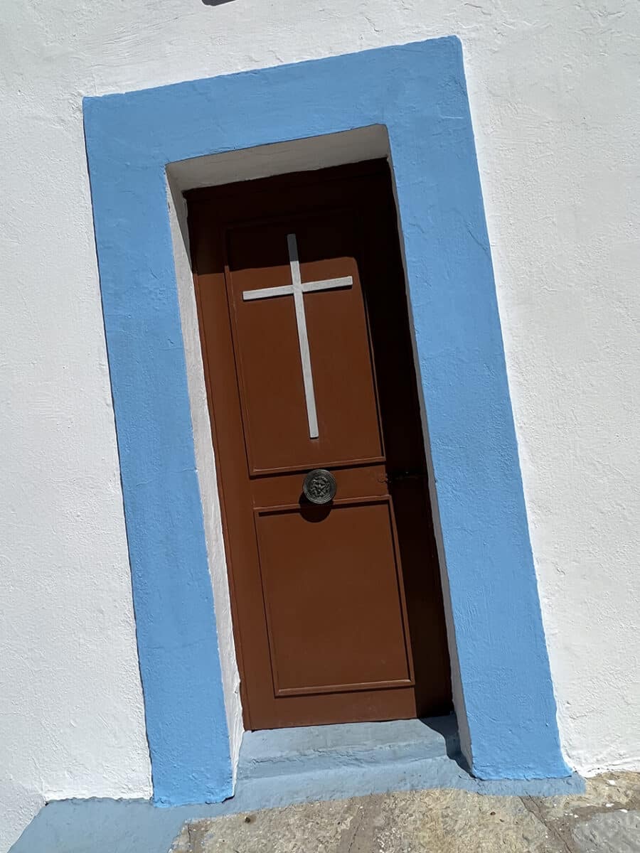 The churches of Symi Acropolis.