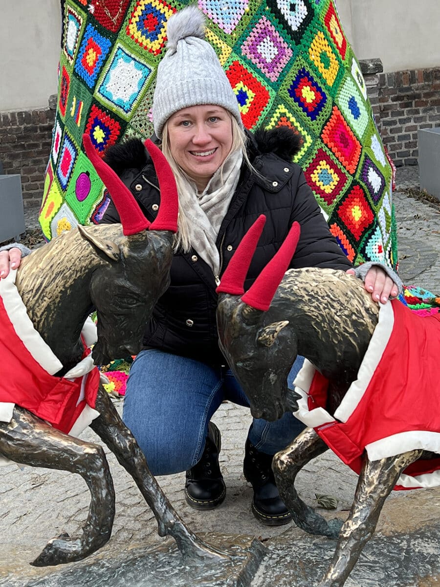 Visiting the Christmas markets of Poznań.