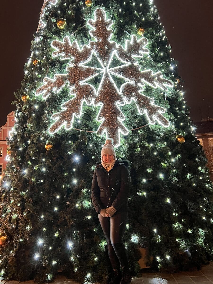 Visiting the Christmas markets of Poznań.