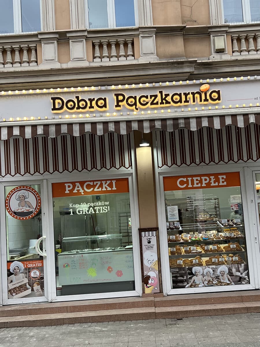 The best donuts in Poland, Dobra Paczkarnia.