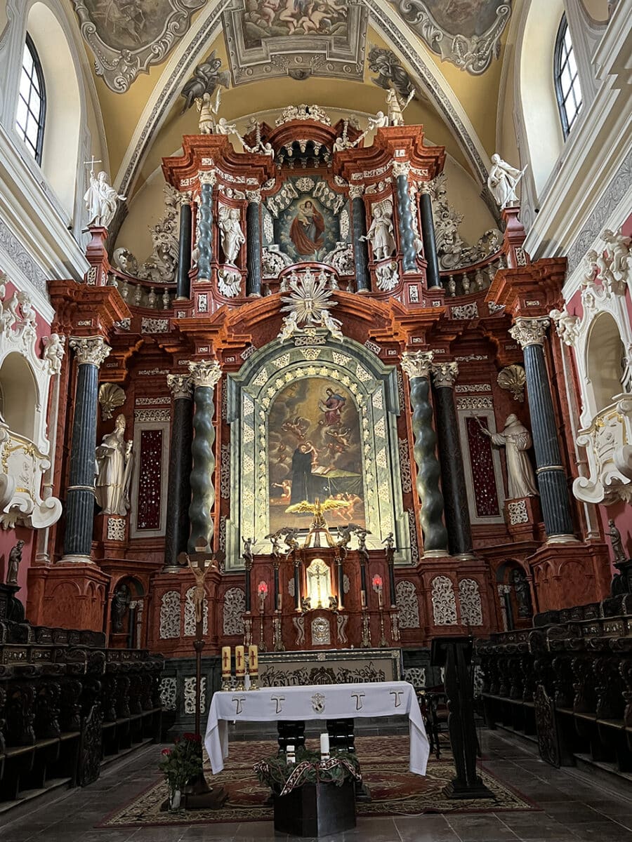 The many beautiful churches of Poznań.