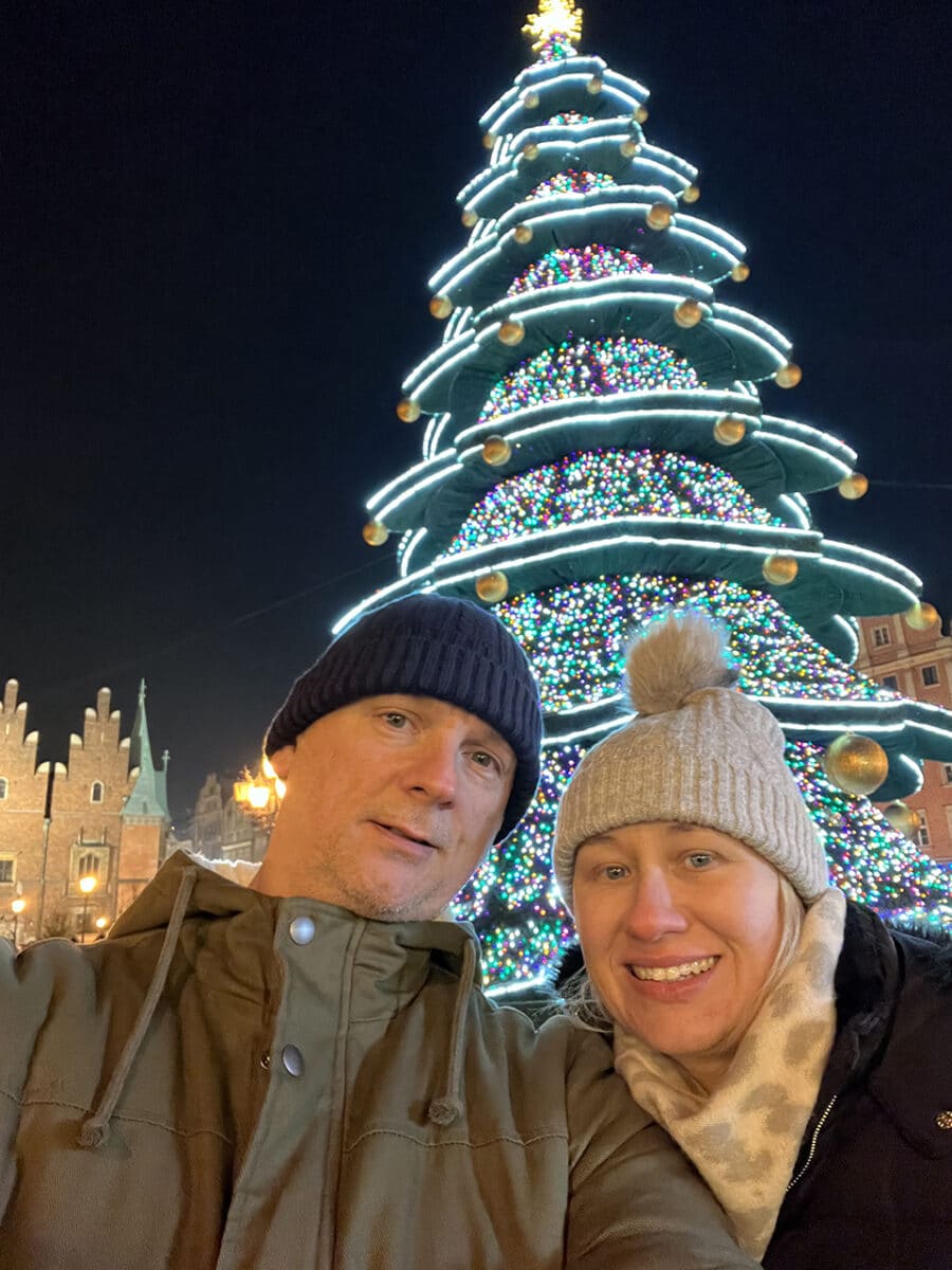 Visiting the Christmas markets of Wrocław, Poland.