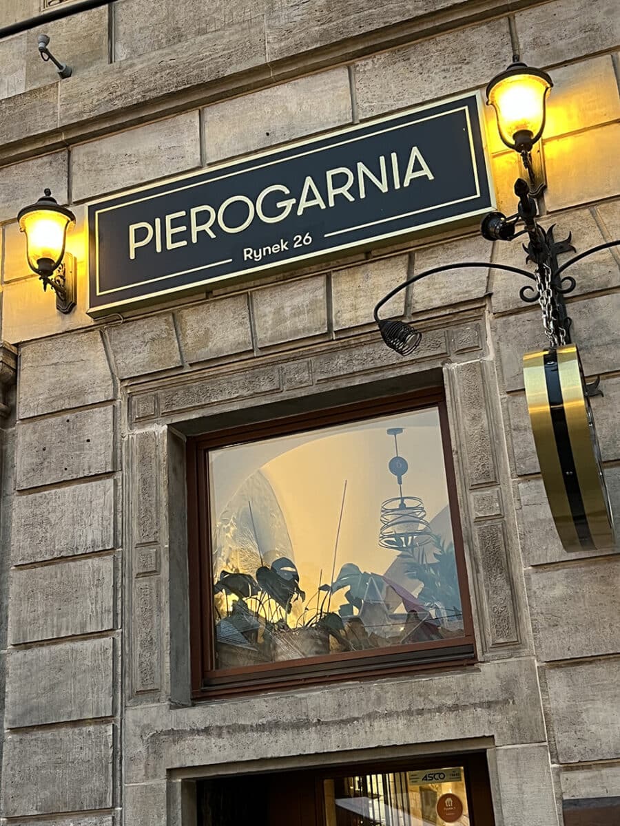 Pierogarnia Rynek 26, Wrocław, Poland.