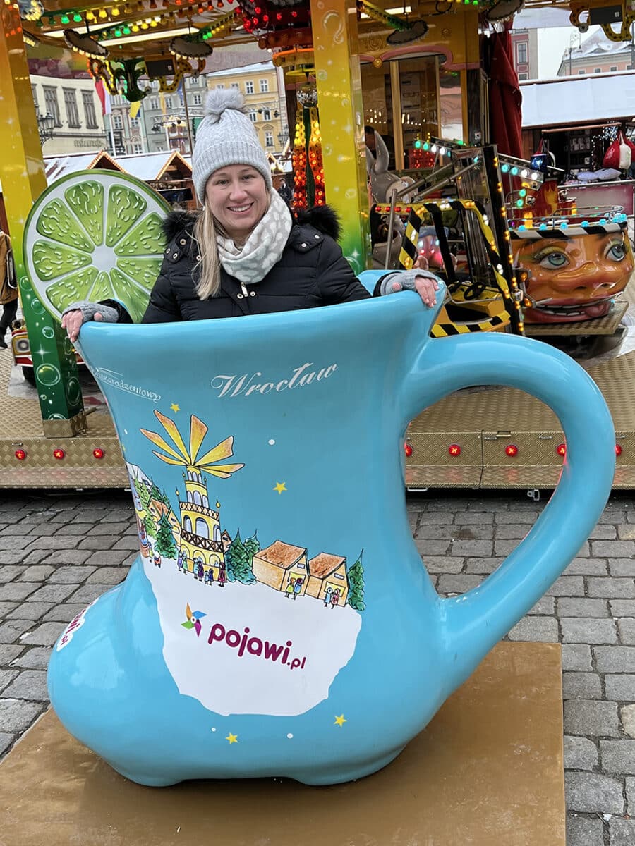 Visiting the Christmas markets of Wrocław, Poland.