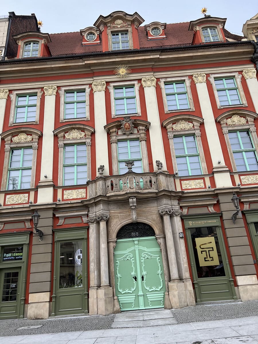The beautiful architecture of Wrocław, Poland.