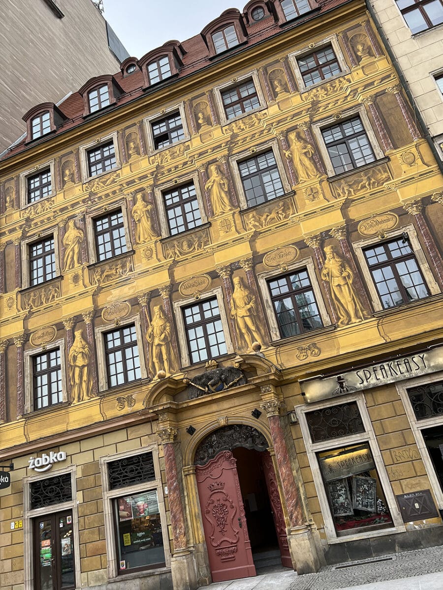The beautiful architecture of Wrocław, Poland.