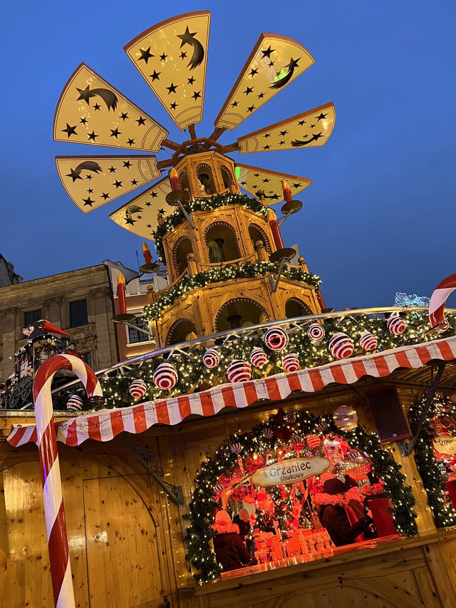 Visiting the Christmas markets of Wrocław, Poland.