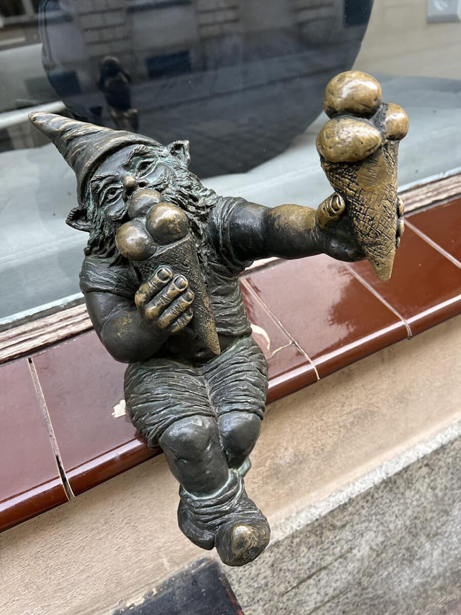 Bartonik the gnome, Wrocław.