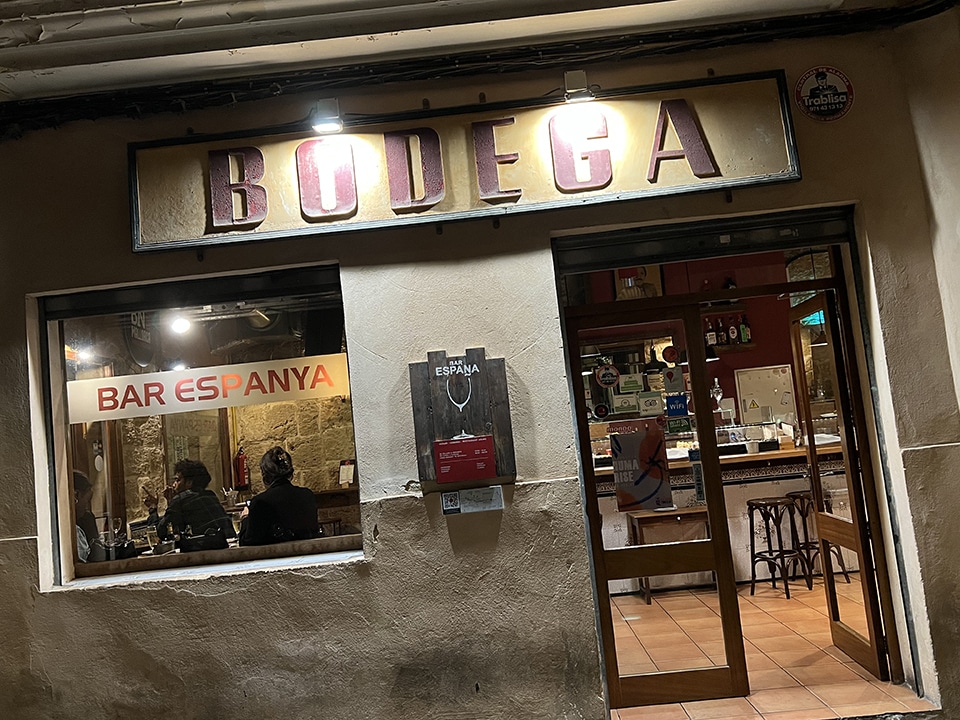Bodega, Bar España, Palma de Mallorca.