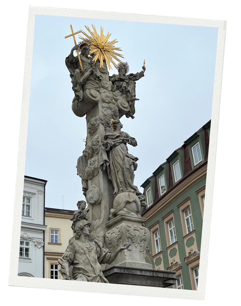 Holy Trinity Column, Brno, Czechia.